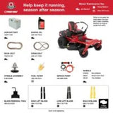 Troy-Bilt Mustang Z46 Zero-Turn Riding Lawn Mowers.