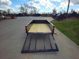 5′ X 10′ Utility Trailer Straight Deck 18″ Sides Tall Gate
