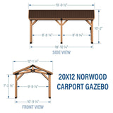 Norwood Carport/Gazebo 20×12
