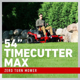 50 in. (127 cm) TimeCutter Max MyRide Zero Turn Mowers.