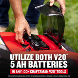 CRAFTSMAN V20 Lawn Mower, Push Mowers.