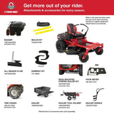 Troy-Bilt Mustang Z46 Zero-Turn Riding Lawn Mowers.