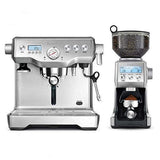 Breville Dynamic Duo Dual Boiler Espresso Machine and Smart Grinder Pro Package, Stainless Steel – BEP920BSS
