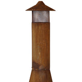 Sunnydaze 70″ Rust Patina Finish Steel Wood-Burning Chiminea with Spark Screen
