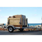 STIRLING 4×4 Galvalume Kit Trailer – Small Utility Trailer, 820 lb Load Capacity