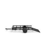Carry-On Trailer 5-ft x 8-ft Steel Mesh Utility Trailer with Ramp Gate