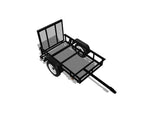 Carry-On Trailer 4-ft x 7-ft Steel Mesh Utility Trailer