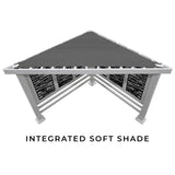 Richmond Modern Steel Cabana Pergola