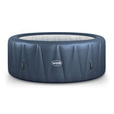 Wave Atlantic 6 Person Round Inflatable Hot Tub, Navy