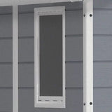 Keter Manor 4 ft. W x 6 ft. D Vertical Resin Outdoor Storage Shed Ideal For Patio Installation Included