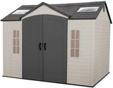 Lifetime 10′ x 8′ Outdoor Storage Shed with Carriage Doors Foundation and Installation Included.