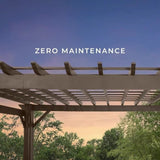 Backyard Discovery 12 ft. x 10 ft. Steel Traditional Pergola