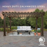 Backyard Discovery 14 ft. x 10 ft. Steel Traditional Pergola