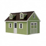 Best barns Hampton 12×16 Wood Storage Shed Kit Installation Included
